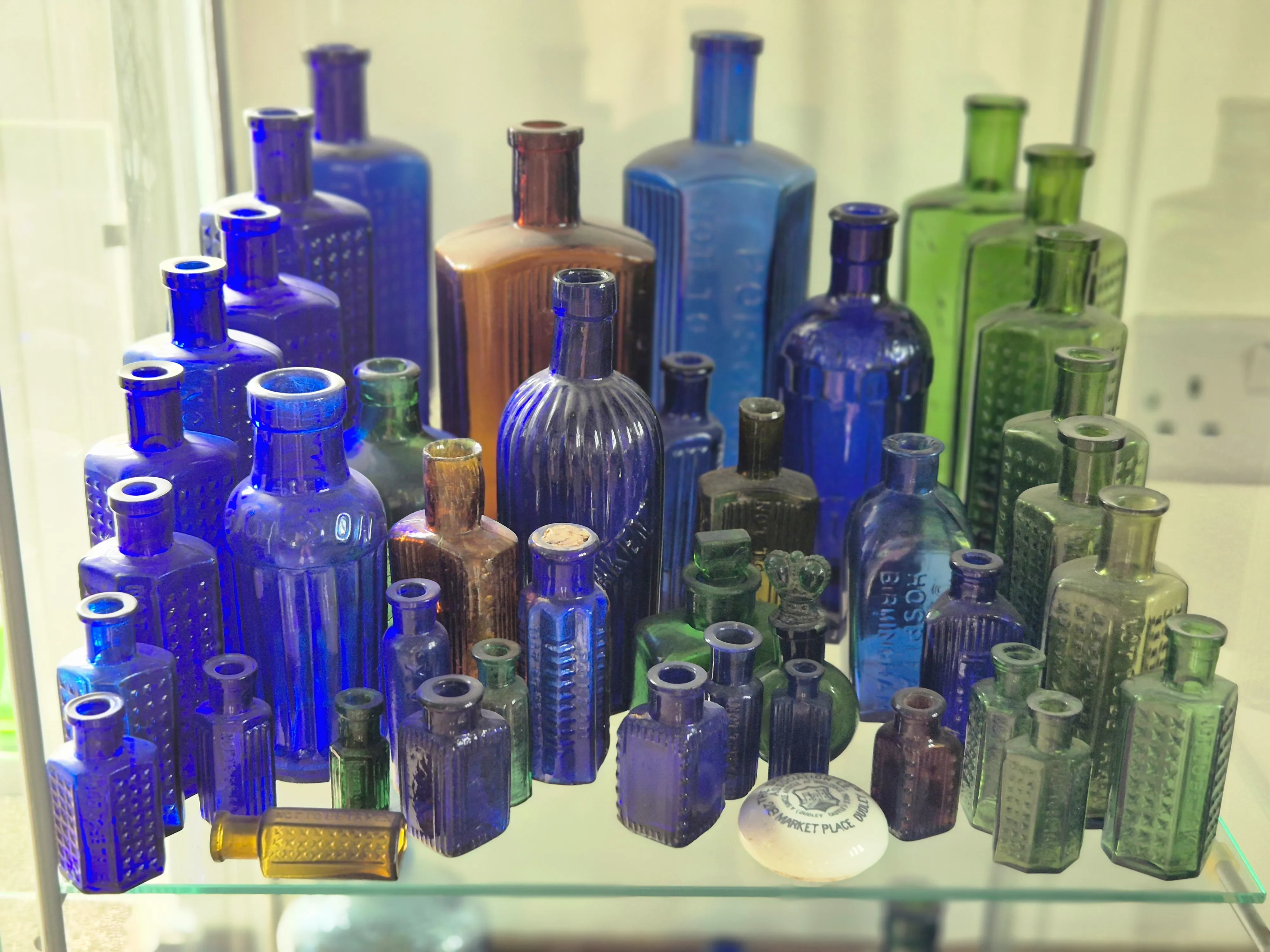 Vintage bottle collection